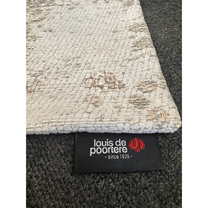 Louis De Poortere Fading World Medallion 8383 Salt & Pepper Washable Polyester Flatweave Eco-Rug-Louis De Poortere-Rug Love - The Most Loved Rug Store