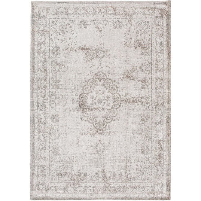 Louis De Poortere Fading World Medallion 8383 Salt & Pepper Washable Polyester Flatweave Eco-Rug-Louis De Poortere-Rug Love - The Most Loved Rug Store