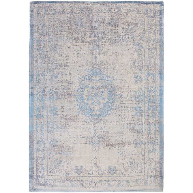 Louis De Poortere Fading World Medallion 9065 Grey Jeans Washable Polyester Flatweave Eco-Rug-Louis De Poortere-Rug Love - The Most Loved Rug Store