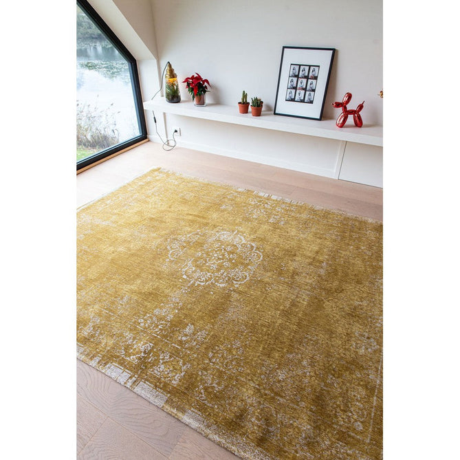 Louis De Poortere Fading World Medallion 9145 Spring Moss Washable Polyester Flatweave Eco-Rug-Louis De Poortere-Rug Love - The Most Loved Rug Store