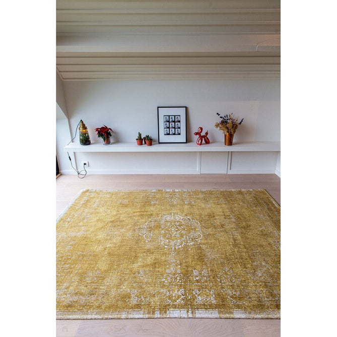 Louis De Poortere Fading World Medallion 9145 Spring Moss Washable Polyester Flatweave Eco-Rug-Louis De Poortere-Rug Love - The Most Loved Rug Store