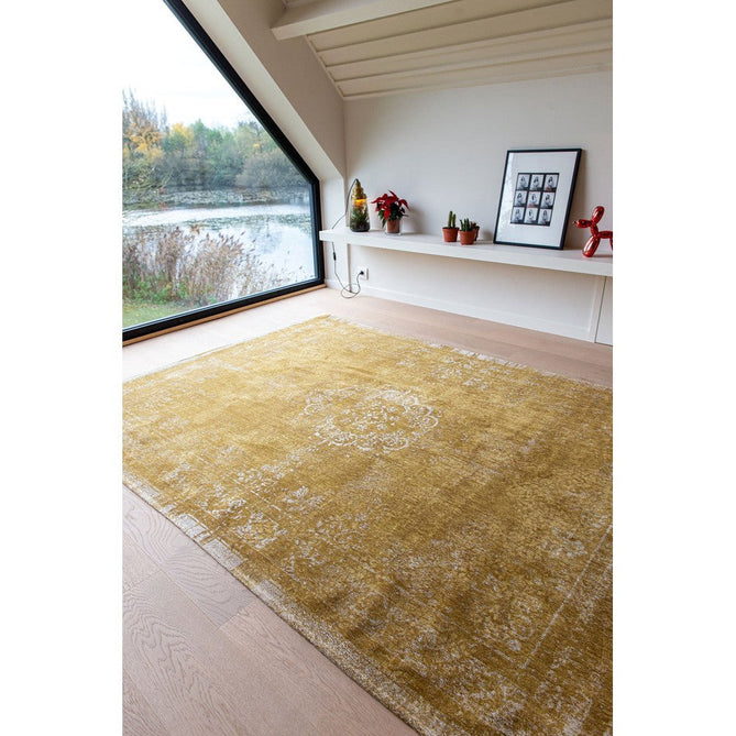 Louis De Poortere Fading World Medallion 9145 Spring Moss Washable Polyester Flatweave Eco-Rug-Louis De Poortere-Rug Love - The Most Loved Rug Store