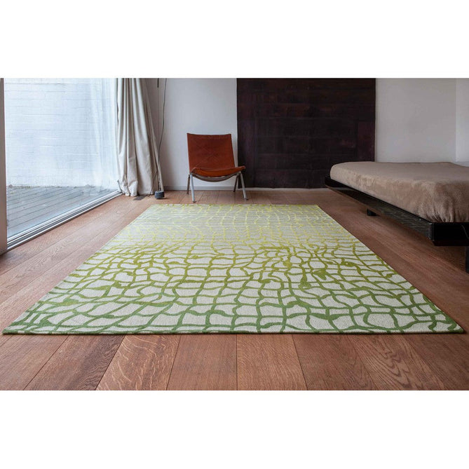 Louis De Poortere Mad Men Dedalo 9204 Republic Green Washable Polyester Flatweave Eco-Rug-Louis De Poortere-Rug Love - The Most Loved Rug Store