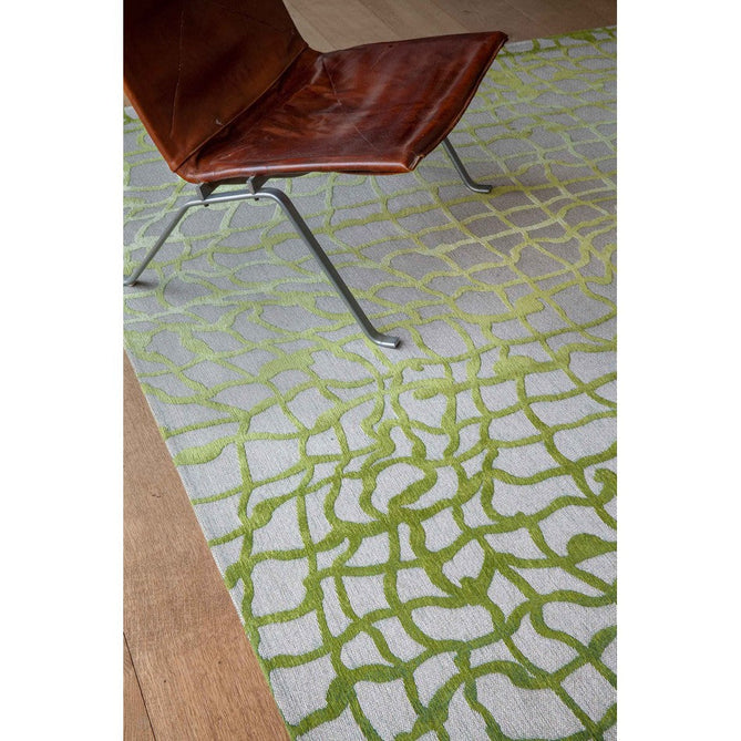 Louis De Poortere Mad Men Dedalo 9204 Republic Green Washable Polyester Flatweave Eco-Rug-Louis De Poortere-Rug Love - The Most Loved Rug Store