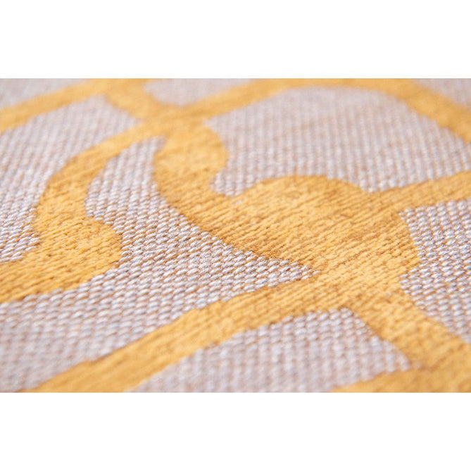 Louis De Poortere Mad Men Dedalo 9205 Yellow Scarab Washable Polyester Flatweave Eco-Rug-Louis De Poortere-Rug Love - The Most Loved Rug Store