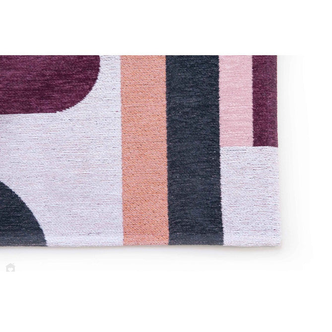 Louis De Poortere Nuance Module 9209 Pink Rohe Washable Polyester Flatweave Eco-Rug-Louis De Poortere-Rug Love - The Most Loved Rug Store