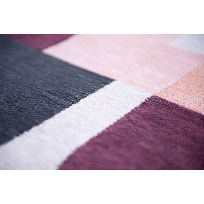 Louis De Poortere Nuance Module 9209 Pink Rohe Washable Polyester Flatweave Eco-Rug-Louis De Poortere-Rug Love - The Most Loved Rug Store