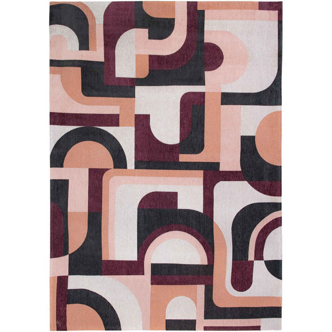 Louis De Poortere Nuance Module 9209 Pink Rohe Washable Polyester Flatweave Eco-Rug-Louis De Poortere-Rug Love - The Most Loved Rug Store