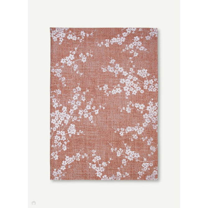 Louis De Poortere Sakura Sakura 9371 Copper Pink Washable Polyester Flatweave Eco-Rug-Louis De Poortere-Rug Love - The Most Loved Rug Store