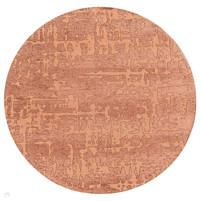 Louis De Poortere Structures Baobab 9199 Za Copper Washable Polyester Flatweave Round Eco-Rug-Louis De Poortere-Rug Love - The Most Loved Rug Store