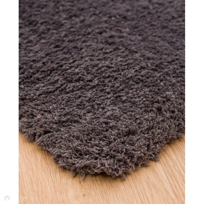 Lulu Plush Super-Soft High-Density Woven Plain Silky Polyester Shaggy Charcoal Grey Rug-Asiatic Carpets-Rug Love - The Most Loved Rug Store