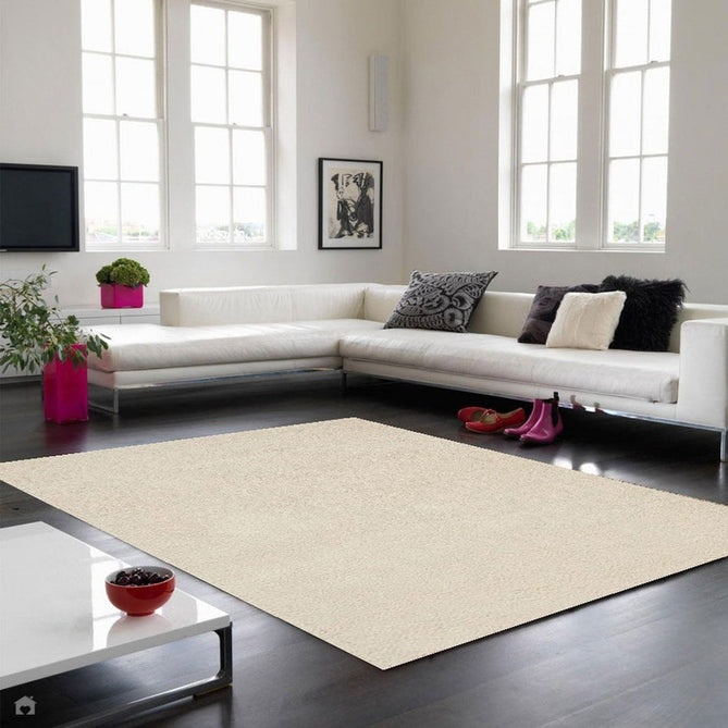 Lulu Plush Super-Soft High-Density Woven Plain Silky Polyester Shaggy Ivory Rug-Asiatic Carpets-Rug Love - The Most Loved Rug Store