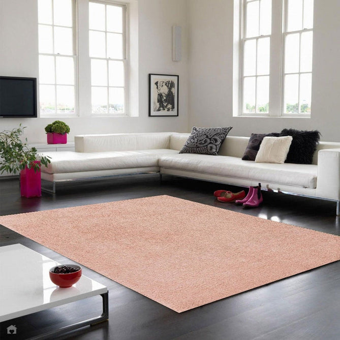 Lulu Plush Super-Soft High-Density Woven Plain Silky Polyester Shaggy Pink Rug-Asiatic Carpets-Rug Love - The Most Loved Rug Store