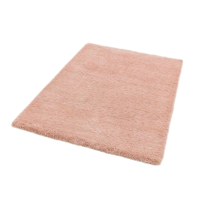 Lulu Plush Super-Soft High-Density Woven Plain Silky Polyester Shaggy Pink Rug-Asiatic Carpets-Rug Love - The Most Loved Rug Store