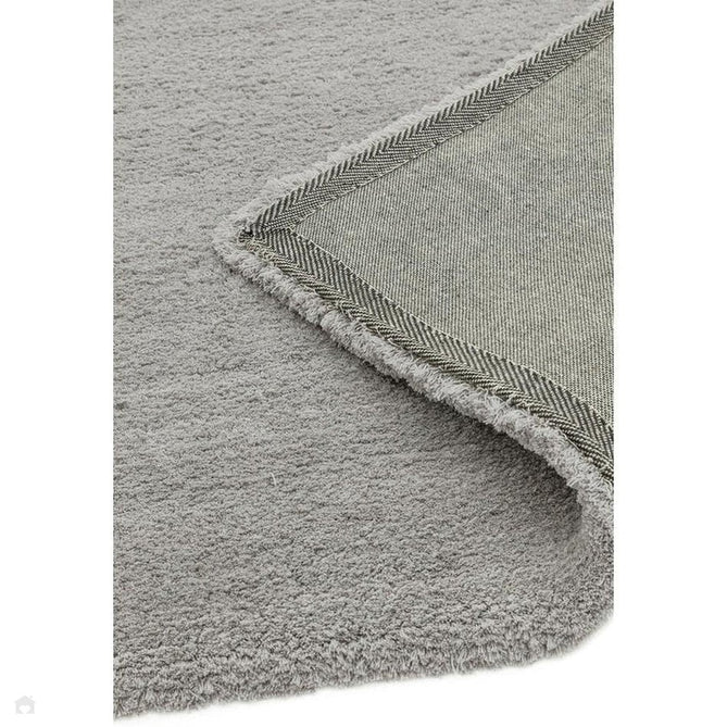 Lulu Plush Super-Soft High-Density Woven Plain Silky Polyester Shaggy Silver Rug-Asiatic Carpets-Rug Love - The Most Loved Rug Store