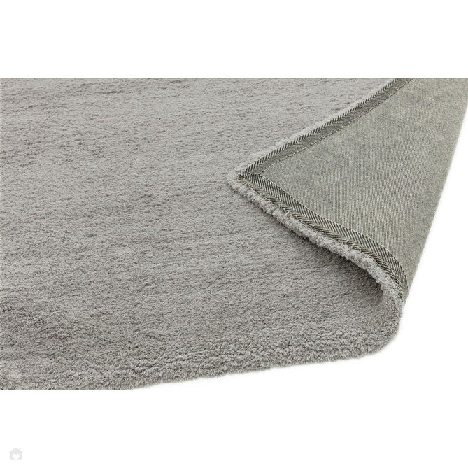 Lulu Plush Super-Soft High-Density Woven Plain Silky Polyester Shaggy Silver Rug-Asiatic Carpets-Rug Love - The Most Loved Rug Store