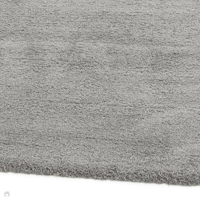 Lulu Plush Super-Soft High-Density Woven Plain Silky Polyester Shaggy Silver Rug-Asiatic Carpets-Rug Love - The Most Loved Rug Store