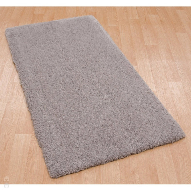 Lulu Plush Super-Soft High-Density Woven Plain Silky Polyester Shaggy Silver Rug-Asiatic Carpets-Rug Love - The Most Loved Rug Store