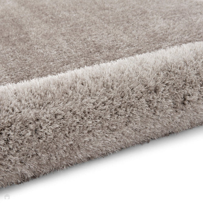 Lux Plain Plush Super-Soft Silky Shimmer Polyester Shaggy Silver Rug-Think Rugs-Rug Love - The Most Loved Rug Store