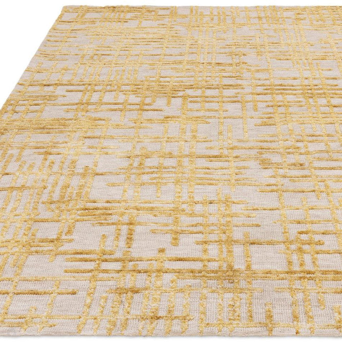 Mason Draft Modern Abstract Super Soft Carved Hi-Low Rib Textured Gold/Beige Rug-Asiatic Carpets-Rug Love - The Most Loved Rug Store