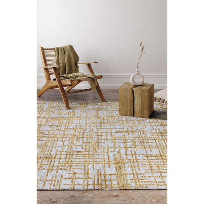 Mason Draft Modern Abstract Super Soft Carved Hi-Low Rib Textured Gold/Beige Rug-Asiatic Carpets-Rug Love - The Most Loved Rug Store