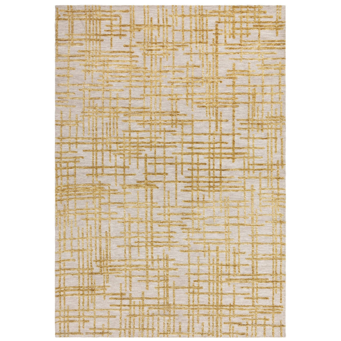 Mason Draft Modern Abstract Super Soft Carved Hi-Low Rib Textured Gold/Beige Rug-Asiatic Carpets-Rug Love - The Most Loved Rug Store