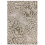 Mason Magnitude Modern Abstract Super Soft Carved Hi-Low Rib Textured Sage/Beige/Cream/Beige Rug