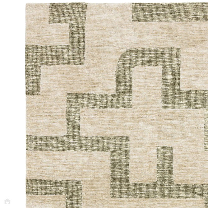 Mason Maze Modern Geometric Super Soft Carved Hi-Low Rib Textured Sage Green/Cream Rug-Asiatic Carpets-Rug Love - The Most Loved Rug Store