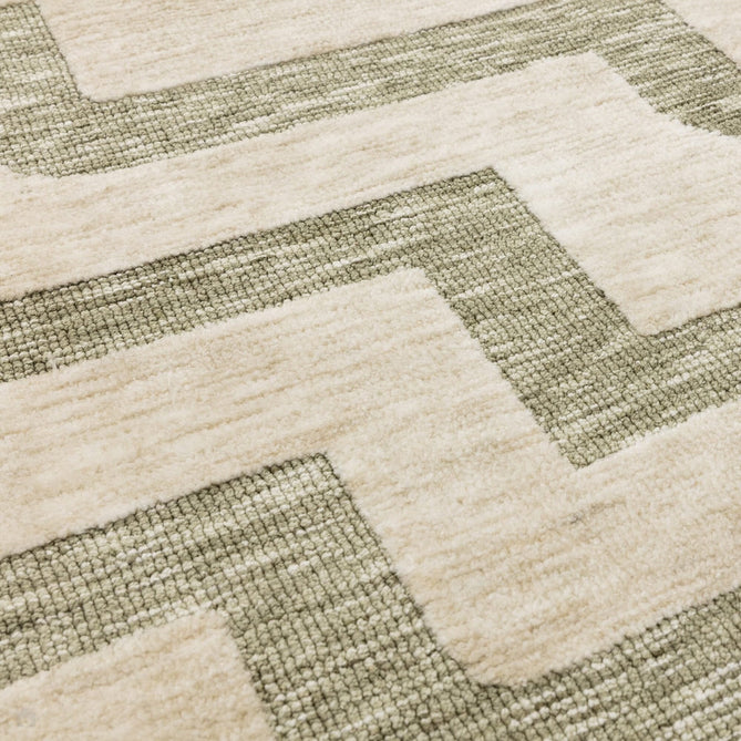 Mason Maze Modern Geometric Super Soft Carved Hi-Low Rib Textured Sage Green/Cream Rug-Asiatic Carpets-Rug Love - The Most Loved Rug Store