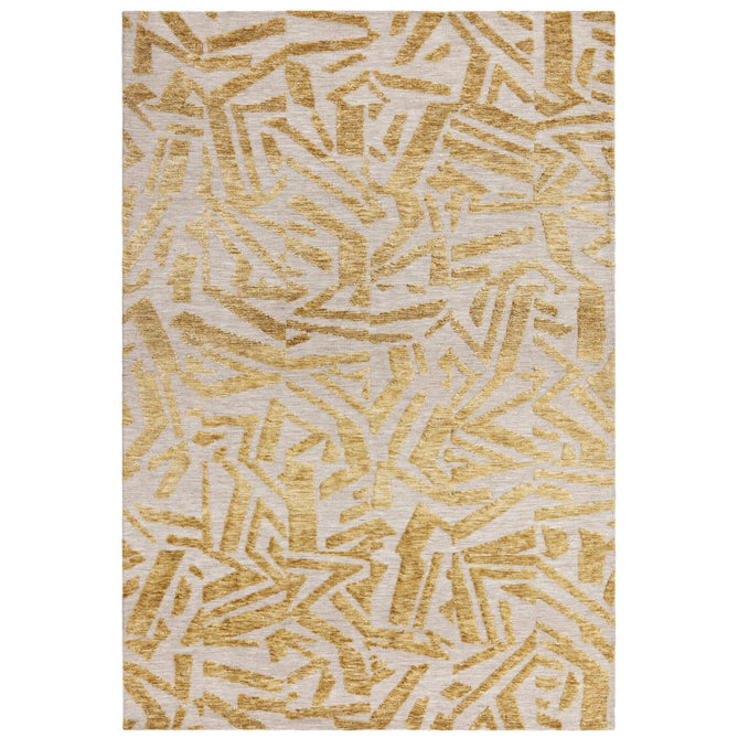 Mason Scatter Modern Abstract Super Soft Carved Hi-Low Rib Textured Gold/Beige Rug-Asiatic Carpets-Rug Love - The Most Loved Rug Store