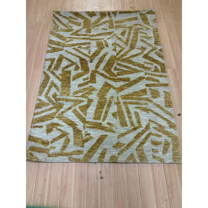 Mason Scatter Modern Abstract Super Soft Carved Hi-Low Rib Textured Gold/Beige Rug-Asiatic Carpets-Rug Love - The Most Loved Rug Store