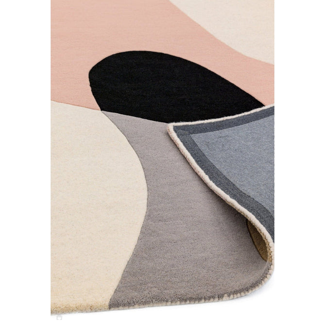 Matrix MAX55 Arc Modern Geometric Hand-Woven High-Density Soft Textured Wool&Viscose Mix Pastel/Multi Rug-Asiatic Carpets-Rug Love - The Most Loved Rug Store