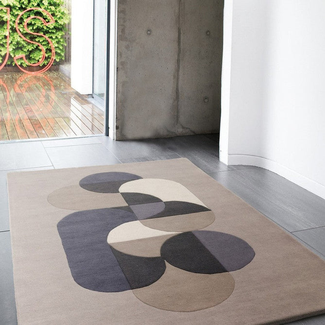 Matrix MAX92 Statement Modern Geometric Hand-Woven High-Density Soft Textured Wool&Viscose Mix Light Grey Rug-Asiatic Carpets-Rug Love - The Most Loved Rug Store