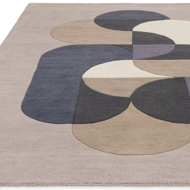 Matrix MAX92 Statement Modern Geometric Hand-Woven High-Density Soft Textured Wool&Viscose Mix Light Grey Rug-Asiatic Carpets-Rug Love - The Most Loved Rug Store