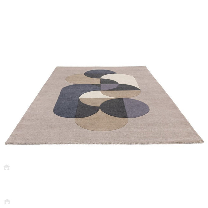 Matrix MAX92 Statement Modern Geometric Hand-Woven High-Density Soft Textured Wool&Viscose Mix Light Grey Rug-Asiatic Carpets-Rug Love - The Most Loved Rug Store