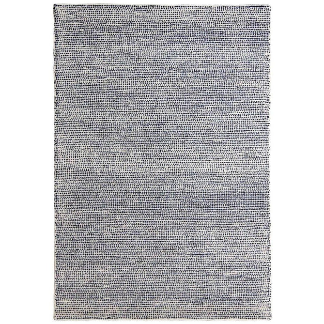 Milano Modern Plain Hand-Woven Textured Felted Space-Dyed Wool Cream/Blue Rug-Oriental Weavers-Rug Love - The Most Loved Rug Store