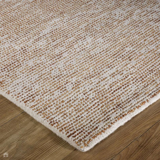 Milano Modern Plain Hand-Woven Textured Felted Space-Dyed Wool Cream/Terracotta Rug-Oriental Weavers-Rug Love - The Most Loved Rug Store