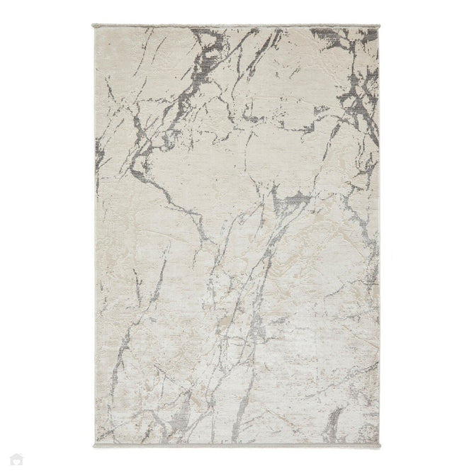 Mirage MR15 Modern Abstract Distressed Metallic Shimmer Soft Textured High-Density Polyester Mix Low Short Flatpile Grey Rug-Think Rugs-Rug Love - The Most Loved Rug Store