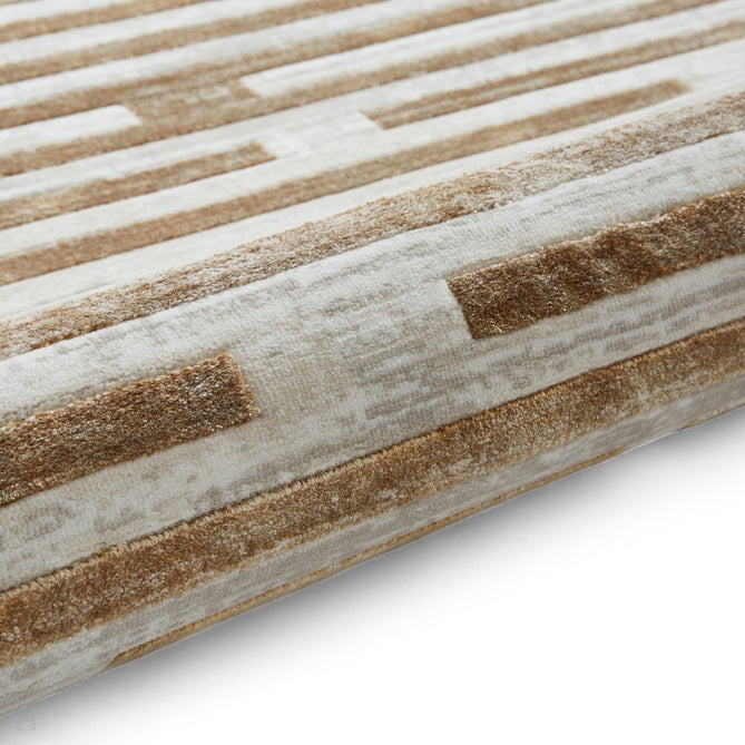 Mirage MR16 Modern Abstract Distressed Metallic Shimmer Soft Textured High-Density Polyester Mix Low Short Flatpile Beige Rug-Think Rugs-Rug Love - The Most Loved Rug Store