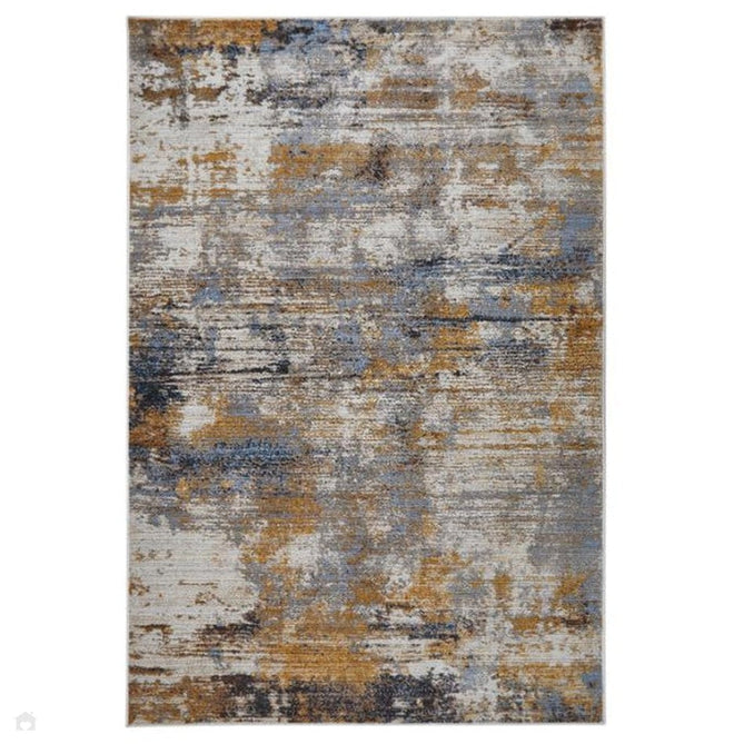 Mojave 8026 W Modern Abstract Distressed Eco-Friendly Recycled Polyester Flat-Pile Multicolour Rug 200 x 285 cm-Shop Returns-Rug Love - The Most Loved Rug Store