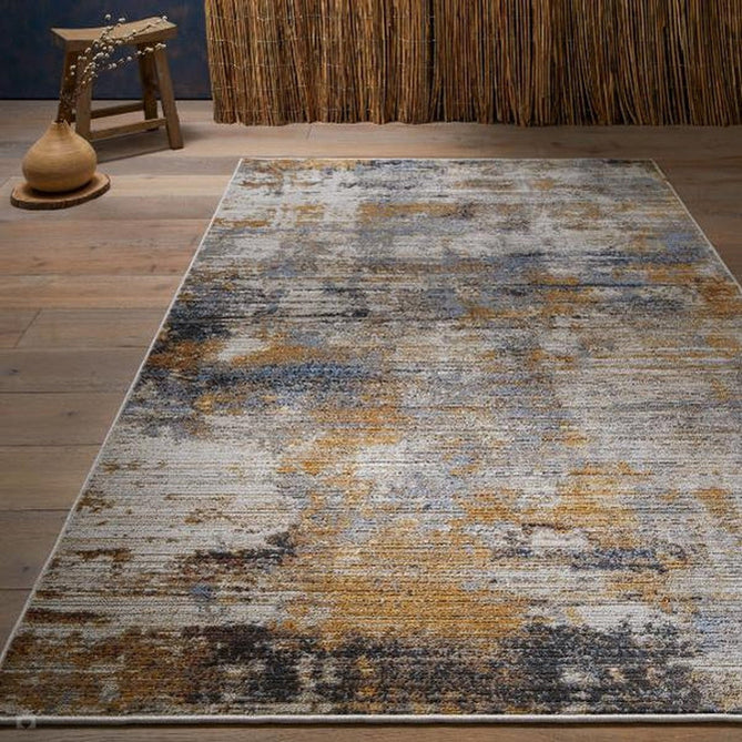 Mojave 8026 W Modern Abstract Distressed Eco-Friendly Recycled Polyester Flat-Pile Multicolour Rug-Oriental Weavers-Rug Love - The Most Loved Rug Store