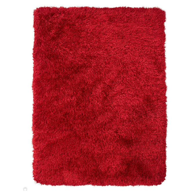 Montana Super Plush Heavyweight High-Density Luxury Hand-Woven Soft High-Pile Plain Shaggy Red Rug-Think Rugs-Rug Love - The Most Loved Rug Store