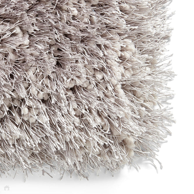 Montana Super Plush Heavyweight High-Density Luxury Hand-Woven Soft High-Pile Plain Shaggy Silver Round Rug-Think Rugs-Rug Love - The Most Loved Rug Store