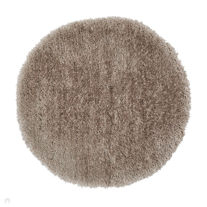 Montana Super Plush Heavyweight High-Density Luxury Hand-Woven Soft High-Pile Plain Shaggy Silver Round Rug-Think Rugs-Rug Love - The Most Loved Rug Store