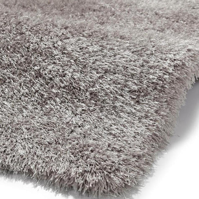 Montana Super Plush Heavyweight High-Density Luxury Hand-Woven Soft High-Pile Plain Shaggy Silver Round Rug-Think Rugs-Rug Love - The Most Loved Rug Store