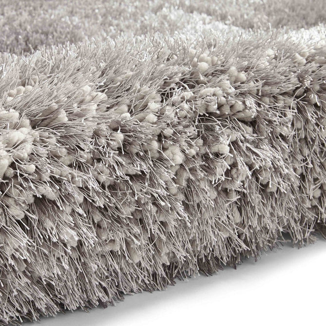 Montana Super Plush Heavyweight High-Density Luxury Hand-Woven Soft High-Pile Plain Shaggy Silver Round Rug-Think Rugs-Rug Love - The Most Loved Rug Store