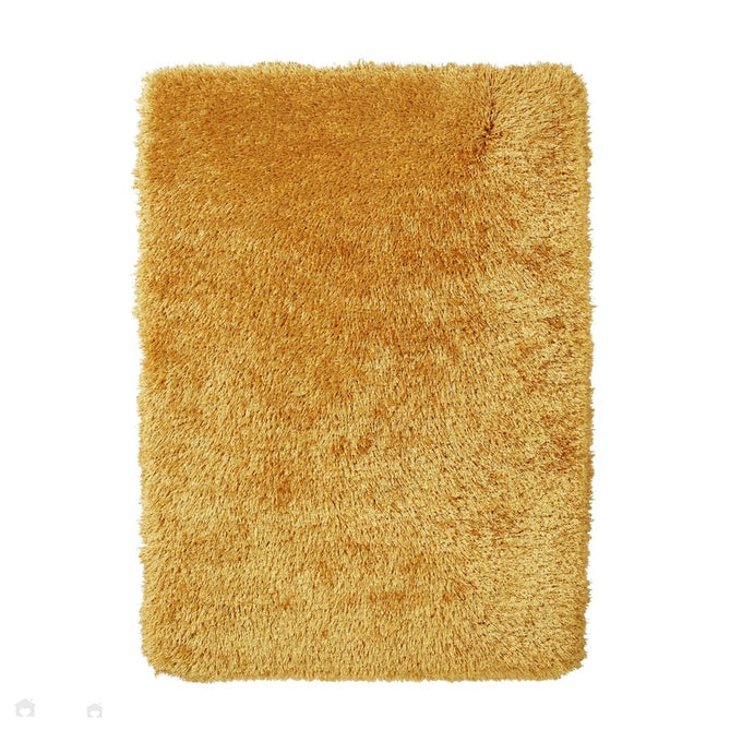 Montana Super Plush Heavyweight High-Density Luxury Hand-Woven Soft High-Pile Plain Shaggy Yellow Rug-Think Rugs-Rug Love - The Most Loved Rug Store