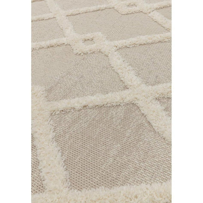 Monty MN07 Diamond Modern Durable Stain-Resistant Weatherproof Flatweave In-Outdoor Beige/Cream Rug-Asiatic Carpets-Rug Love - The Most Loved Rug Store