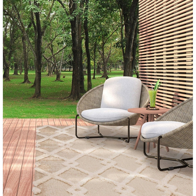 Monty MN07 Diamond Modern Durable Stain-Resistant Weatherproof Flatweave In-Outdoor Beige/Cream Rug-Asiatic Carpets-Rug Love - The Most Loved Rug Store