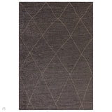 Mulberry Jute/Chenille Berber Flatweave Charcoal Grey/Silver Rug